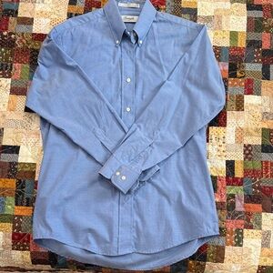Men's Light Blue Casual Button Down Shirt